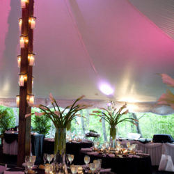 event flowers - tent pole cover