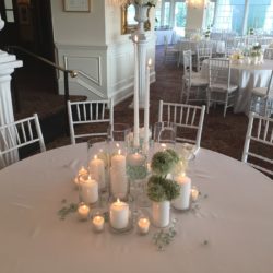 event flowers - candles and gems