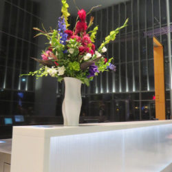 corporate flower delivery - front desk tall