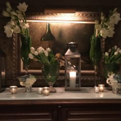 event flowers - with candles